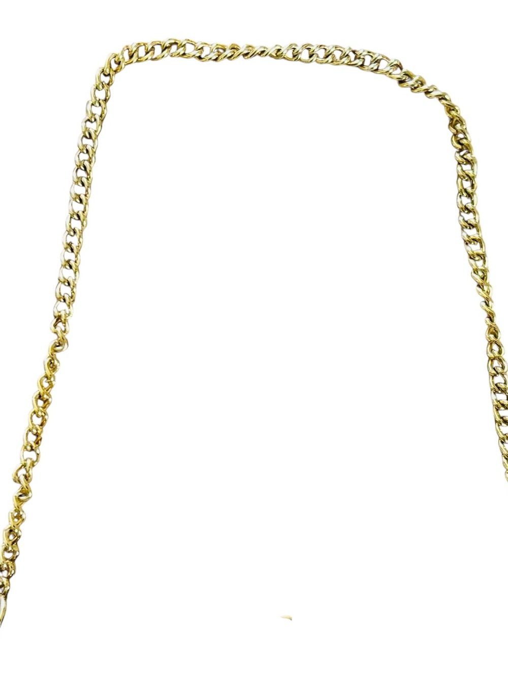 Vintage MCM Navy Gold Tone Chain-Handle Evening Clutch - Picture 8 of 10